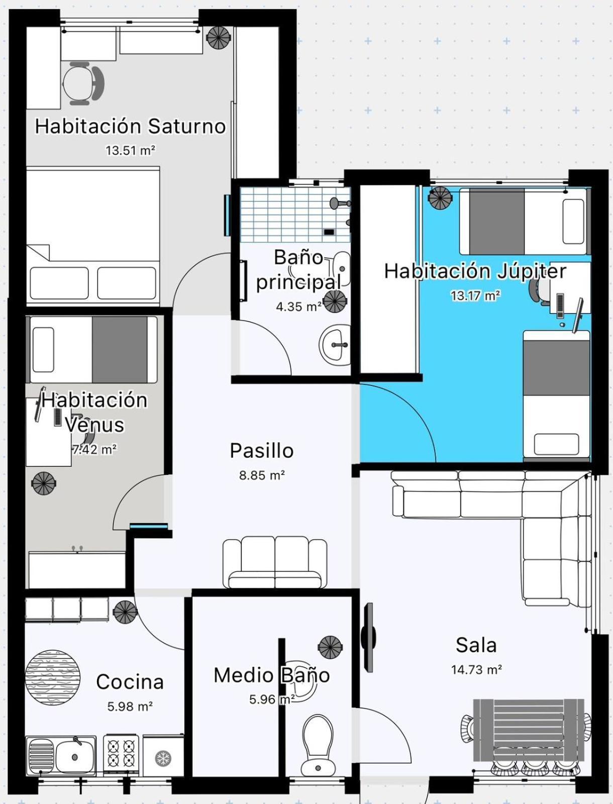 A Habitaciones Bmr Meksyk Zewnętrze zdjęcie